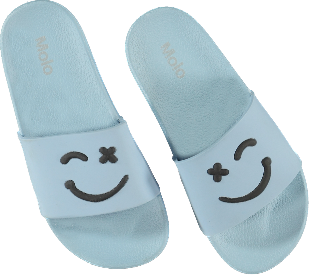 Blue slippers