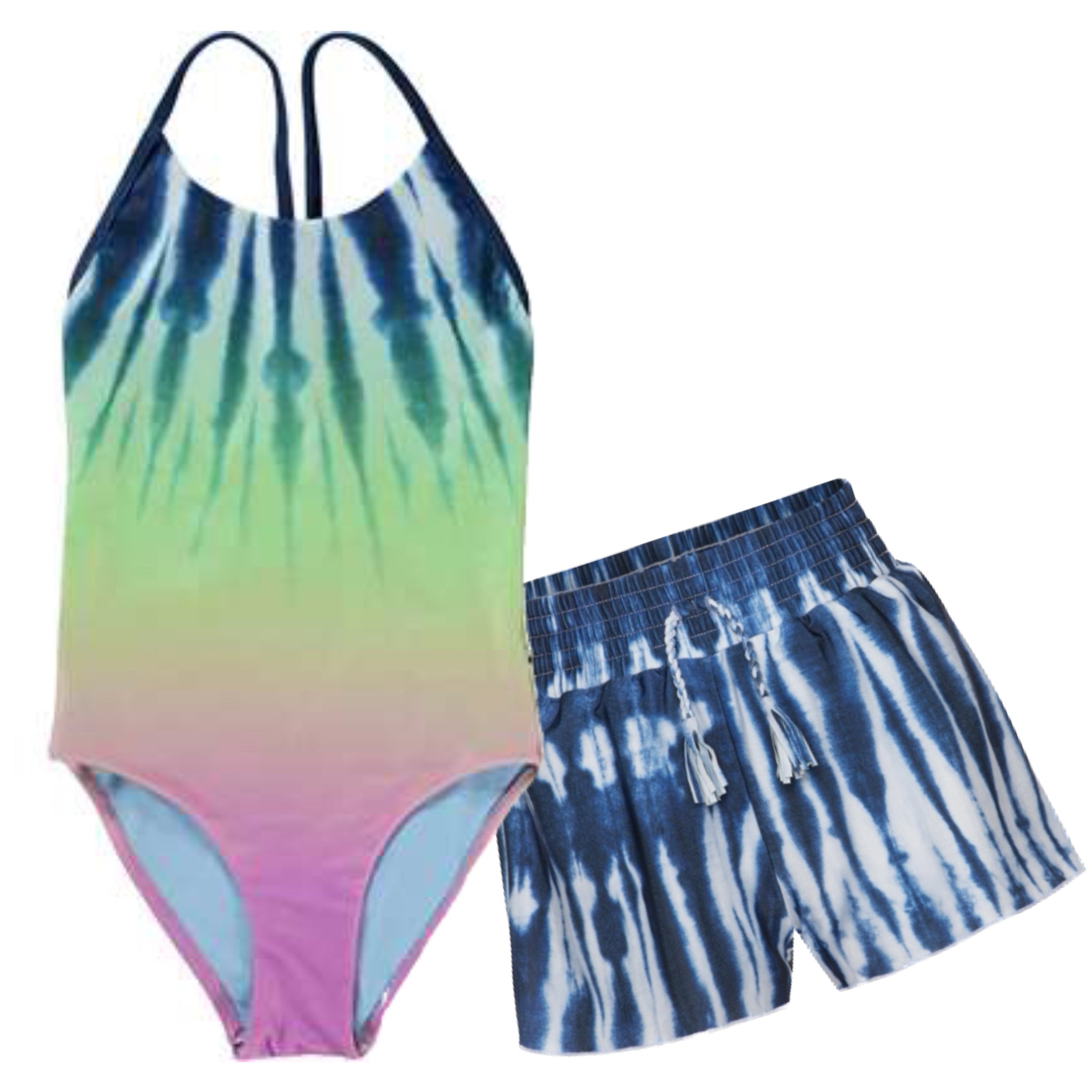 Coloured tie dye