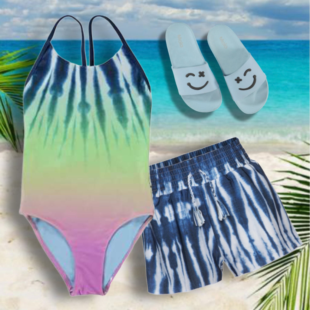 Coloured tie dye