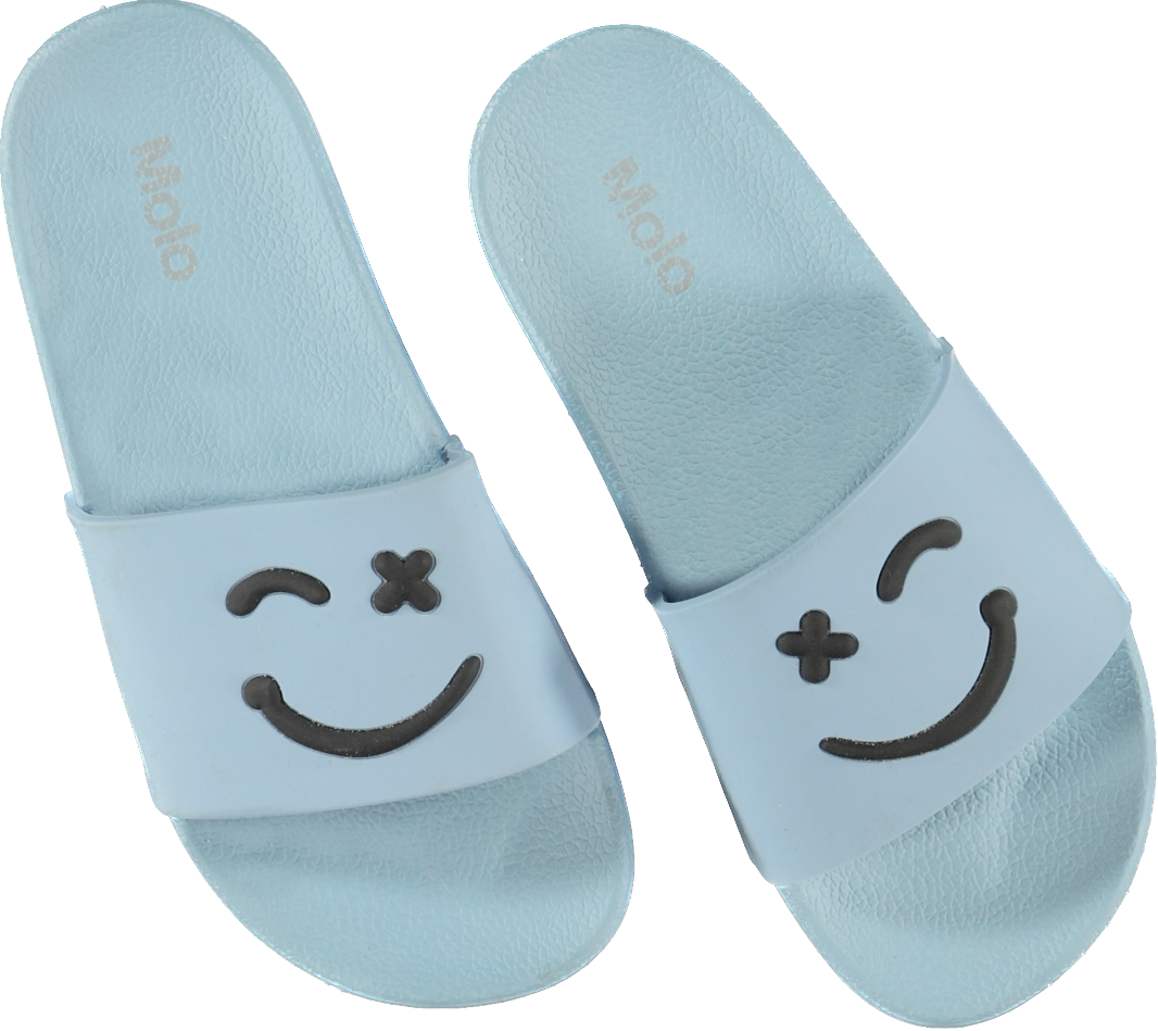 Blue slippers