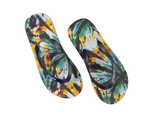 Tie dye Flip Flops