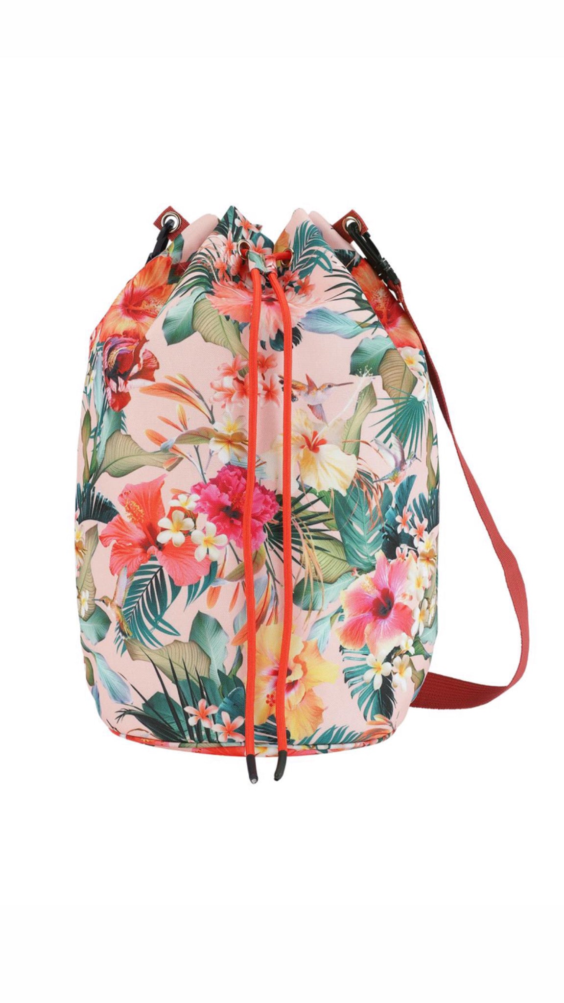 Hawaiian floral surfer